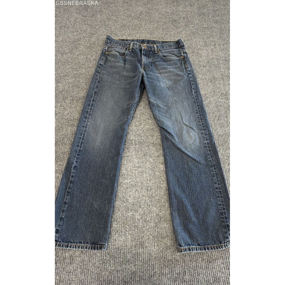 Levis 569 Mens Loose Straight Fit Denim Pants Medium Wash W33 L32 PC9-00569-0041